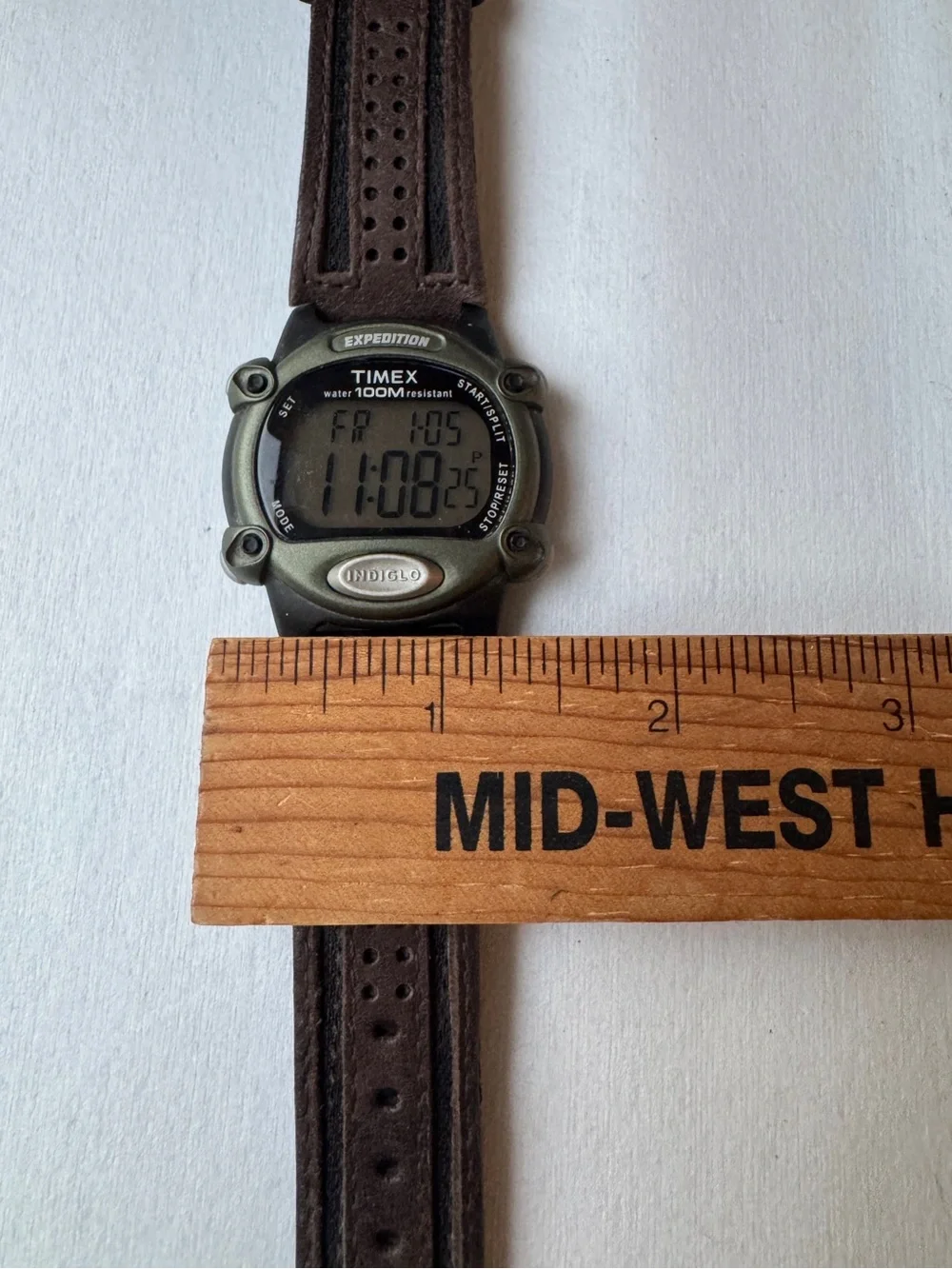 Timex Expedition Digital Watch in Olive Green and Brown